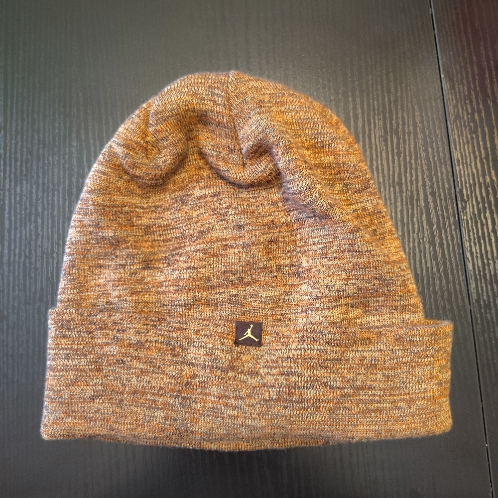 Jordan Brown Knit Beanie